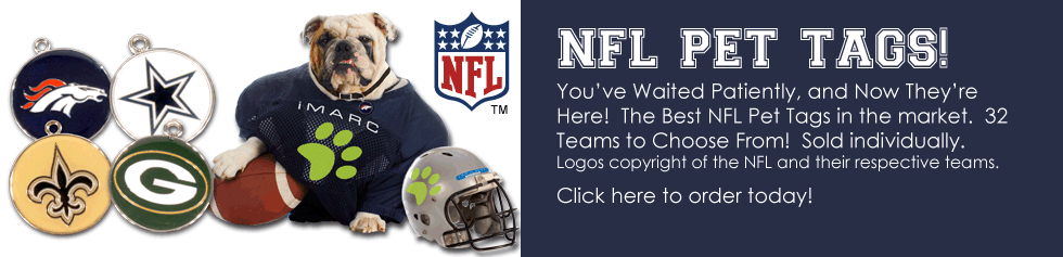 NFL Pet Tags Are Here!