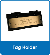 equine tag holder