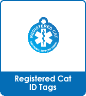 Registered Cat ID Tags