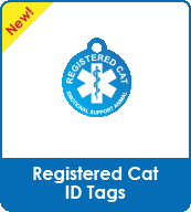 Registered Cat ID Tags