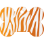 Animal Zebra  Pet Tags