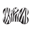 Animal Zebra  Pet Tags