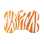 Animal Zebra  Pet Tags