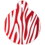 Animal Zebra  Pet Tags