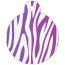 Animal Zebra  Pet Tags