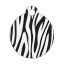Animal Zebra  Pet Tags