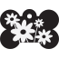 Floral Daisy Pet Tags