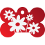Floral Daisy Pet Tags