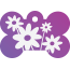 Floral Daisy Pet Tags