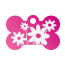 Floral Daisy Pet Tags