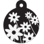 Floral Daisy Pet Tags