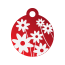 Floral Daisy Pet Tags