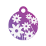 Floral Daisy Pet Tags