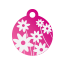 Floral Daisy Pet Tags