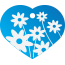 Floral Daisy Pet Tags