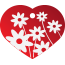 Floral Daisy Pet Tags