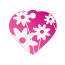 Floral Daisy Pet Tags