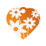 Floral Daisy Pet Tags