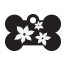 Floral Lily Pet Tags