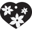 Floral Lily Pet Tags