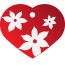 Floral Lily Pet Tags