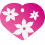 Floral Lily Pet Tags