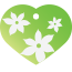Floral Lily Pet Tags