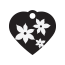 Floral Lily Pet Tags