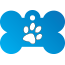 Paw Single Paw Pet Tags
