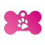 Paw Single Paw Pet Tags