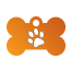 Paw Single Paw Pet Tags