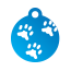 Paw Three Paw Pet Tags
