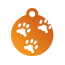 Paw Three Paw Pet Tags