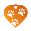 Paw Three Paw Pet Tags