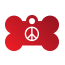 Peace Peace Pet Tags