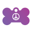 Peace Peace Pet Tags