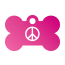 Peace Peace Pet Tags