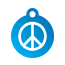 Peace Peace Pet Tags