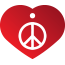 Peace Peace Pet Tags