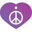 Peace Peace Pet Tags