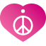 Peace Peace Pet Tags