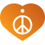 Peace Peace Pet Tags