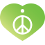 Peace Peace Pet Tags