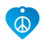 Peace Peace Pet Tags