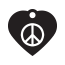 Peace Peace Pet Tags