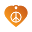 Peace Peace Pet Tags