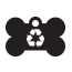 Peace Recycle Pet Tags