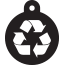 Peace Recycle Pet Tags