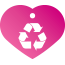 Peace Recycle Pet Tags