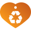 Peace Recycle Pet Tags